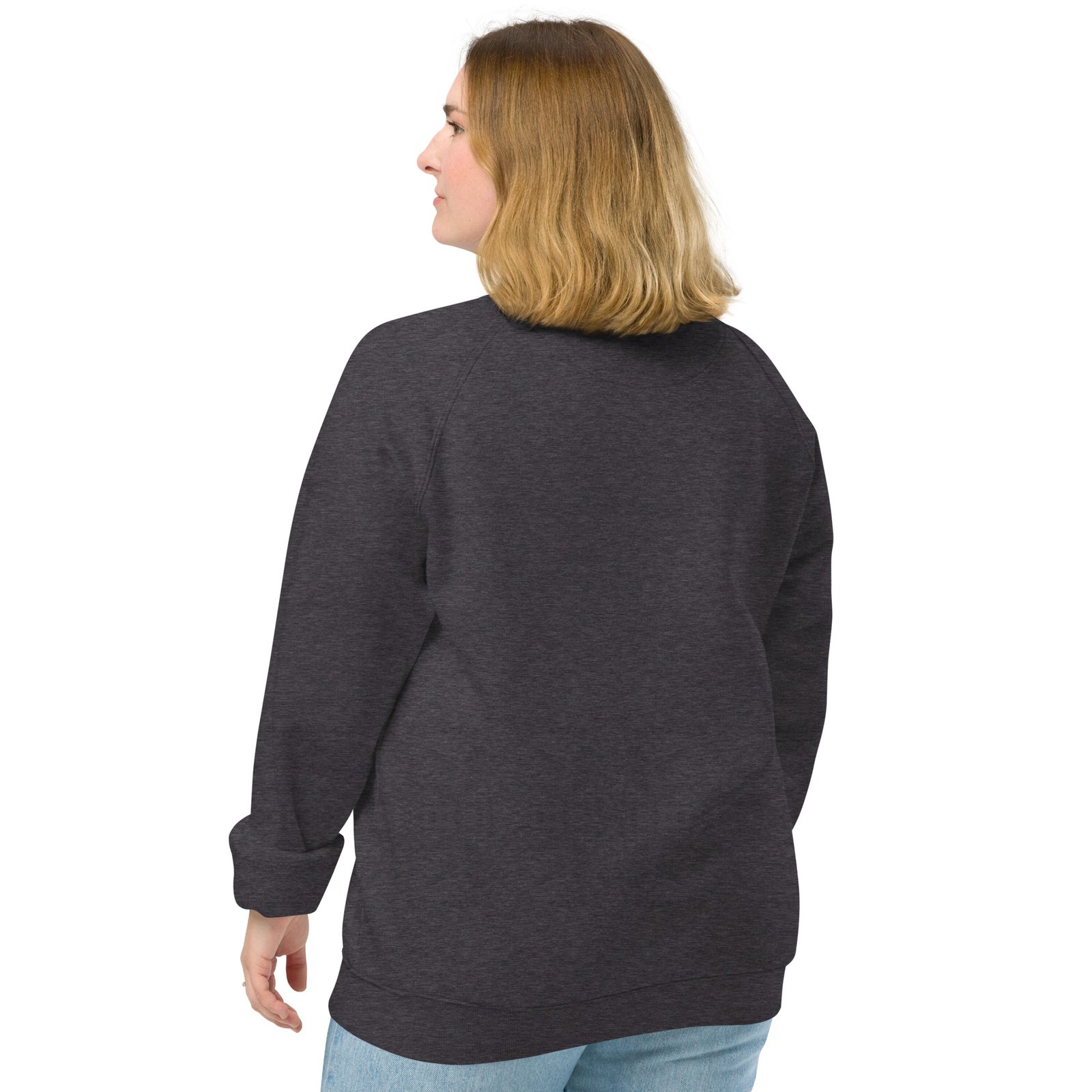 全信頼を寄せる Organic Cotton Sustainable Comfort Funny Raglan Sweatshirt トップス